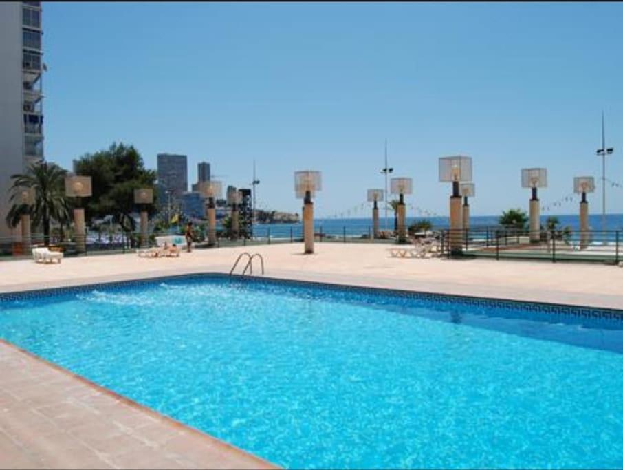 Piso 21 Unico A Pie De Playa En Esquina Apartment Benidorm Exterior photo